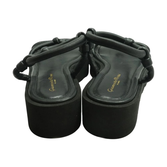Leather Platform Sandals - Picture 3 of 5